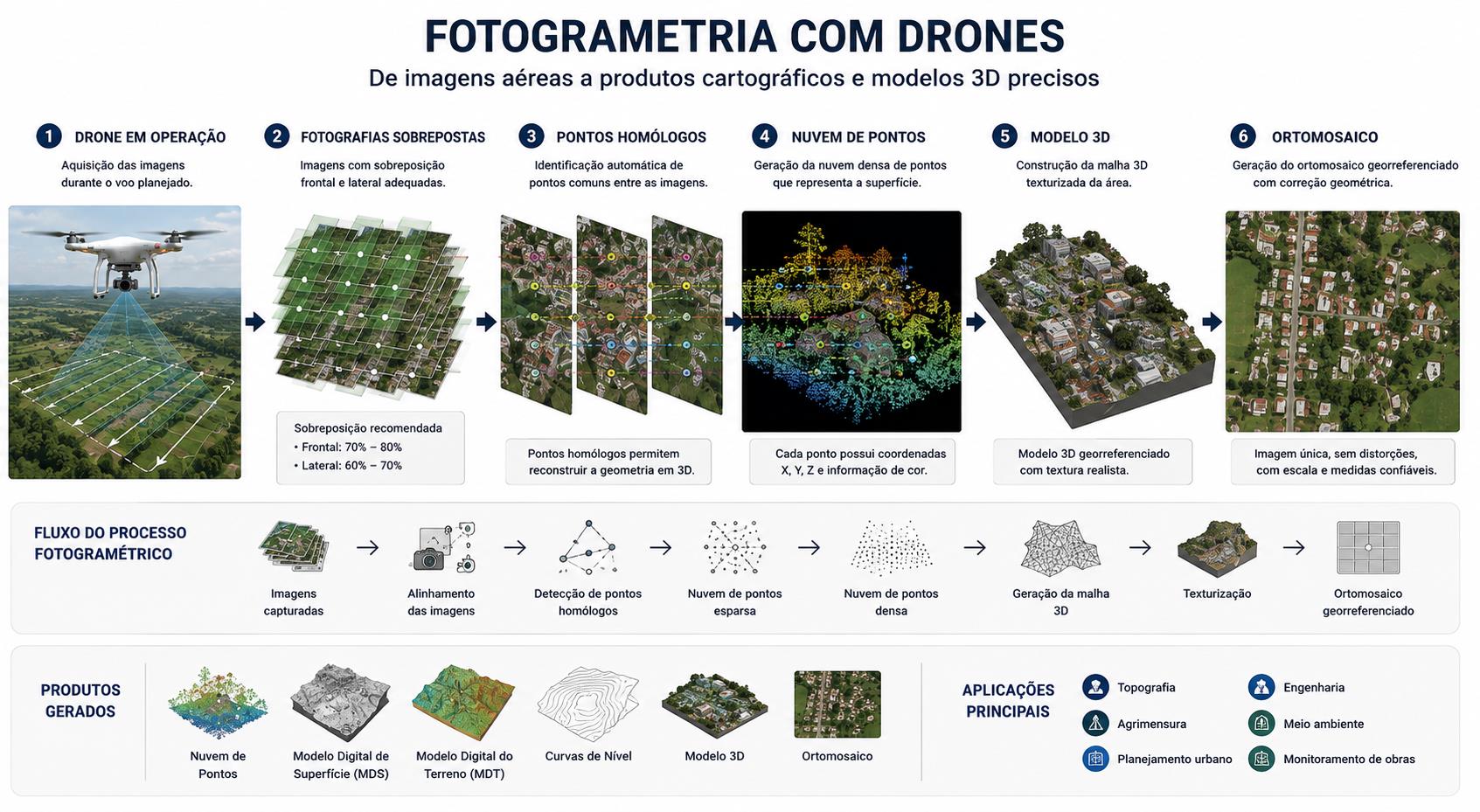 Reconstrução fotogramétrica a partir de imagens aéreas obtidas por drone